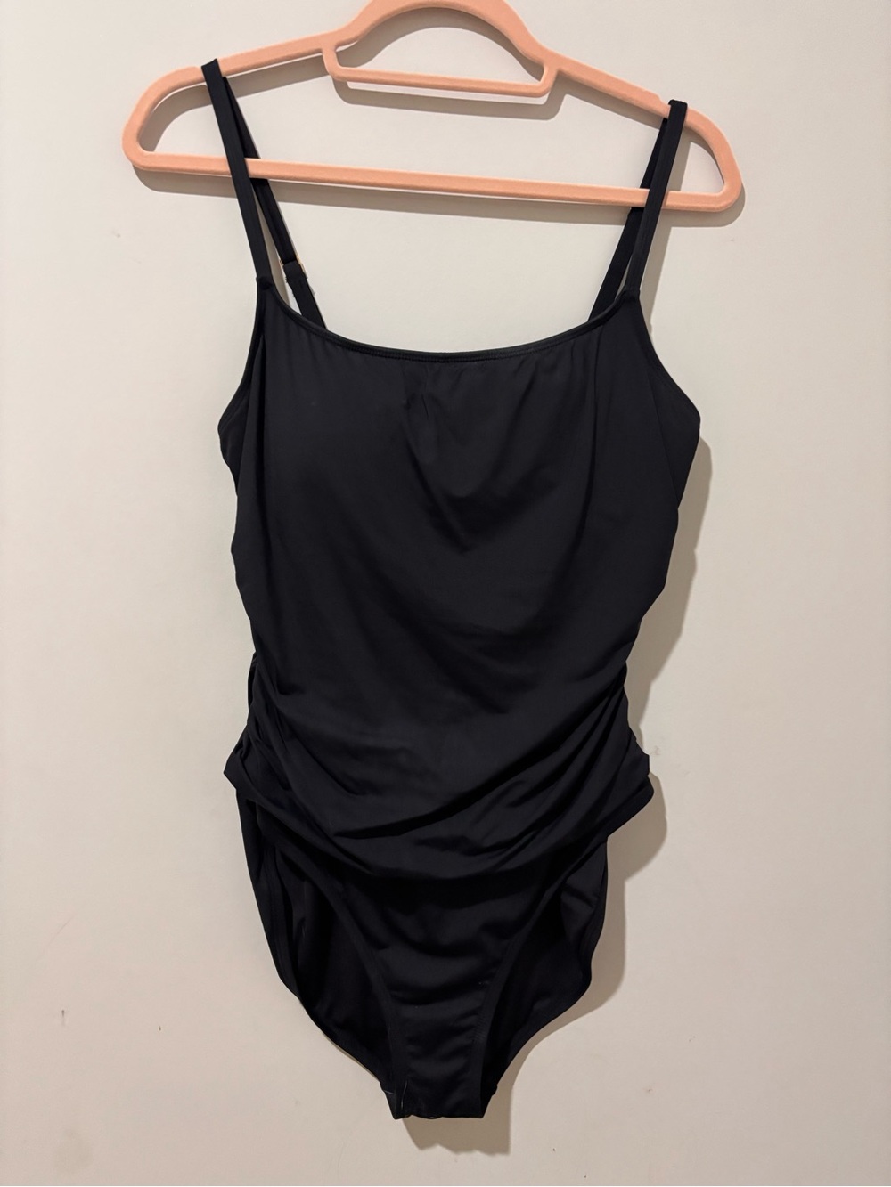 La Blanca Island Goddess One-Piece Swimsuit with Thin Straps